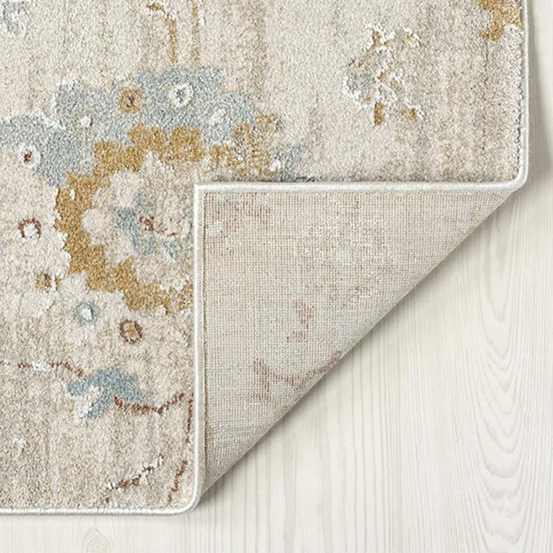 Nadiya Ethnic Carpet - Grey & Light Brown media 4