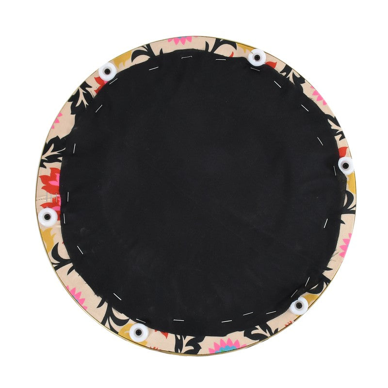 Avira Ethnic Velvet Pouffe - Multicolor media 6