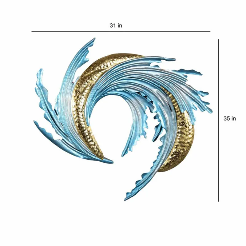 Form Of Water Iron Wall Accent media 7