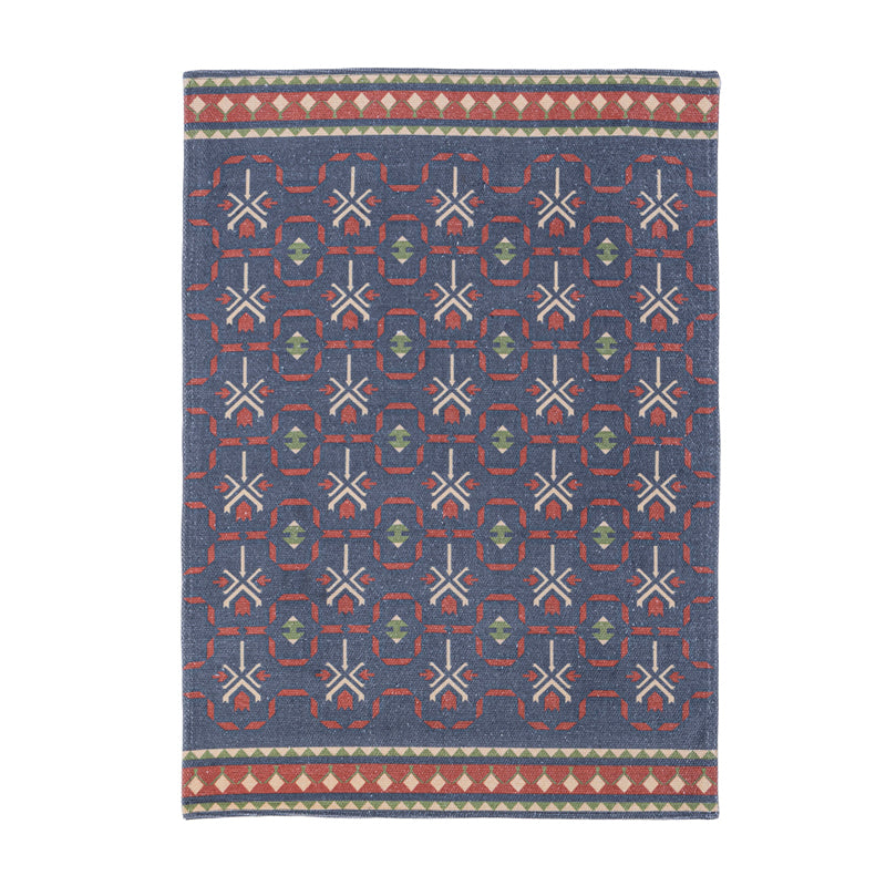 Auren Cotton Door Mats - Blue