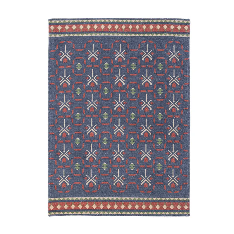 Auren Cotton Door Mats - Blue media 1