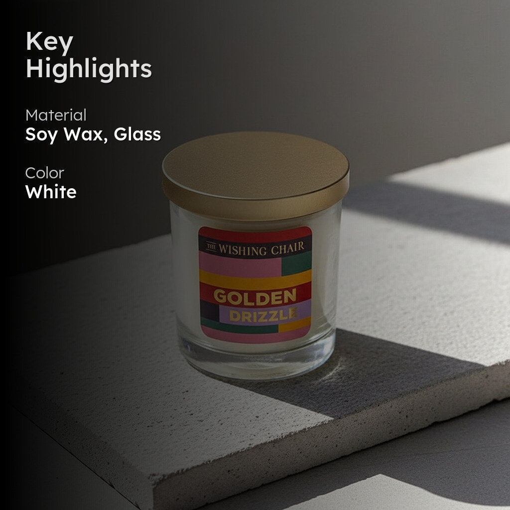 Golden Drizzle Soy Wax Scented Jar Candle media 2