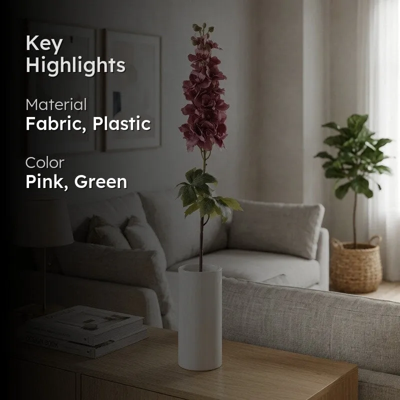 Petalya Wisteria Fabric Artificial Flower - Pink media 2