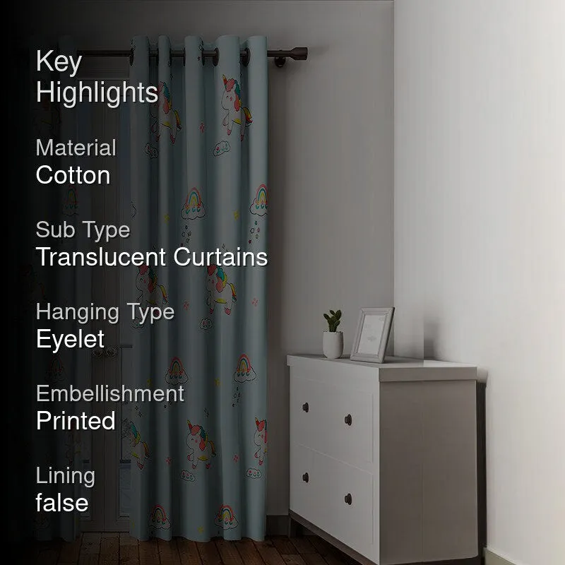 Unicorn Paradise Kids Curtain media 2