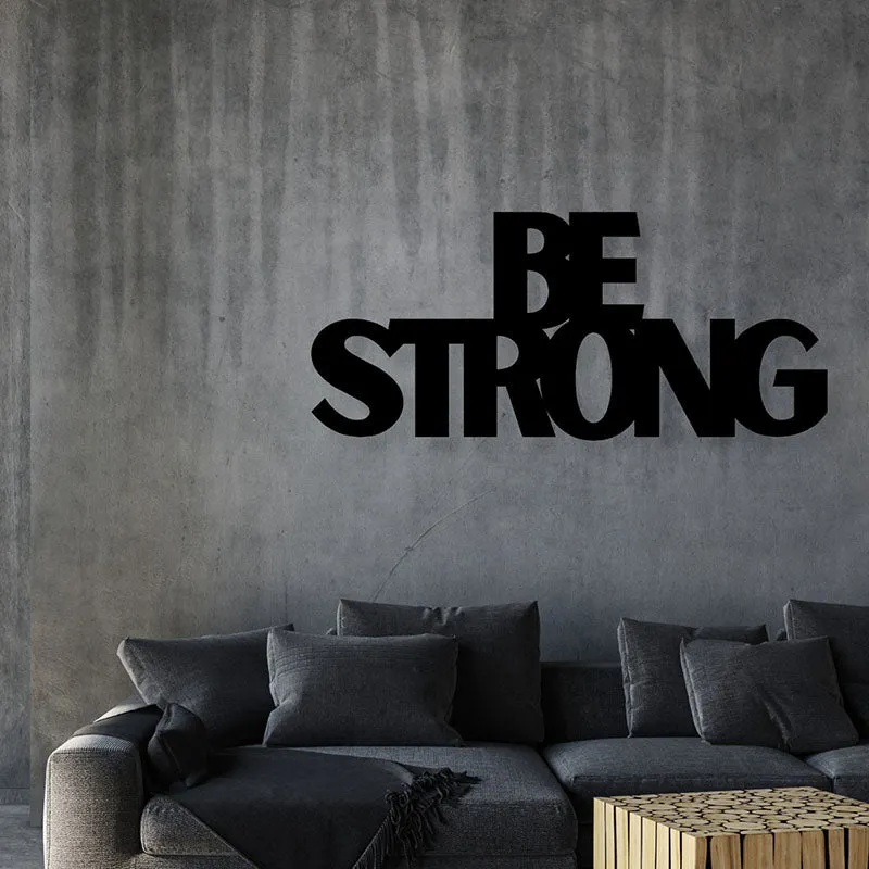 Be Strong Iron Wall Accent media 1
