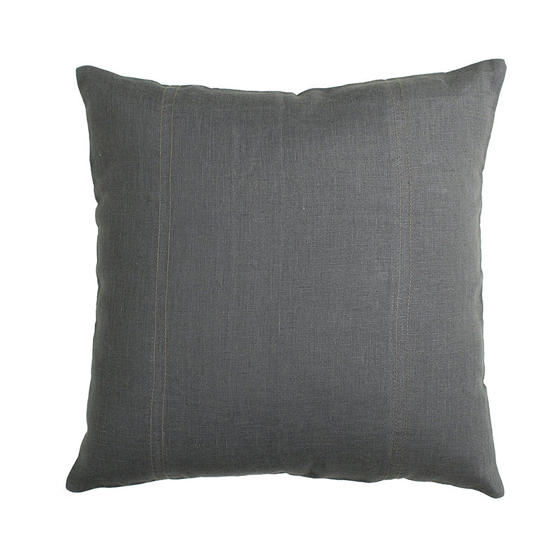 Plush Parallel Solid Cotton Cushion Cover - Set Of Two media 3