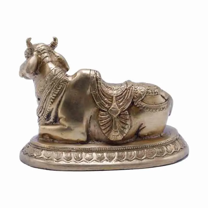 Nandideva Brass Statue media 4