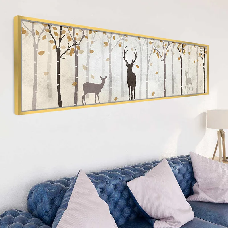 Silhouette Of Forest Wall Art media 3