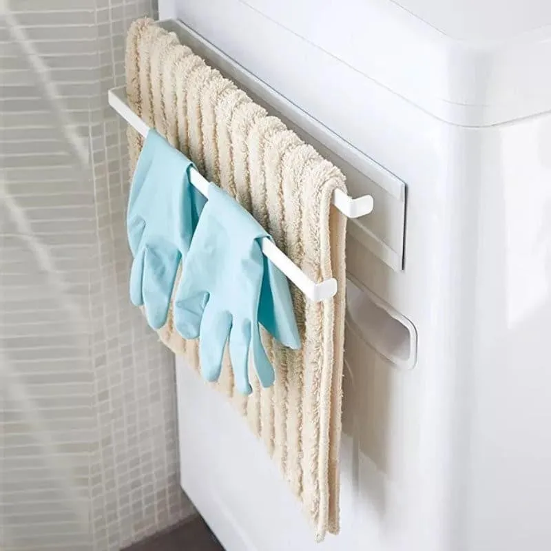 Rollon Magnetic Wall-Mount Tissue Holder - Sleek White Design media 1