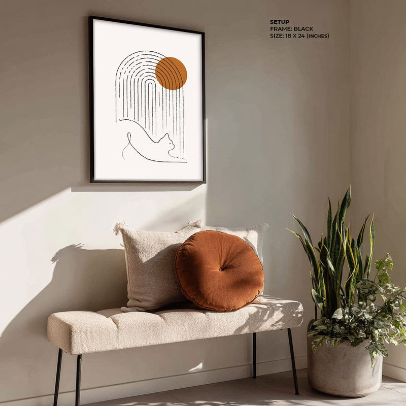 Pounce Archival Canvas Wall Art - Black Frame media 4