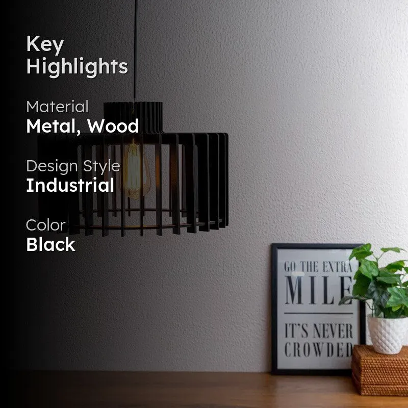 Kaname Wooden Ceiling Lamp media 2
