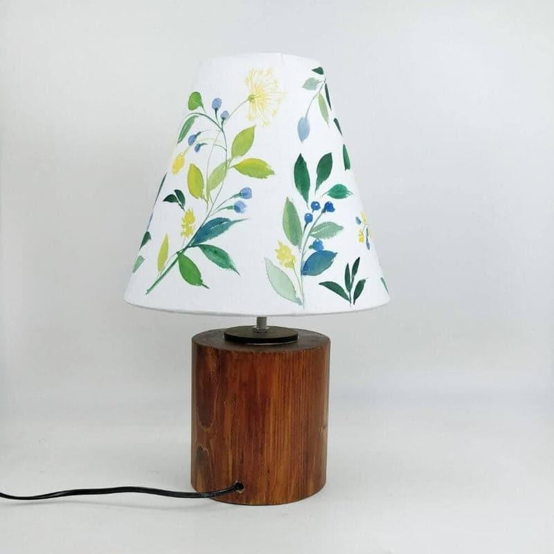 Neju Bloom Handpainted Fabric Table Lamp - Multicolor image 4