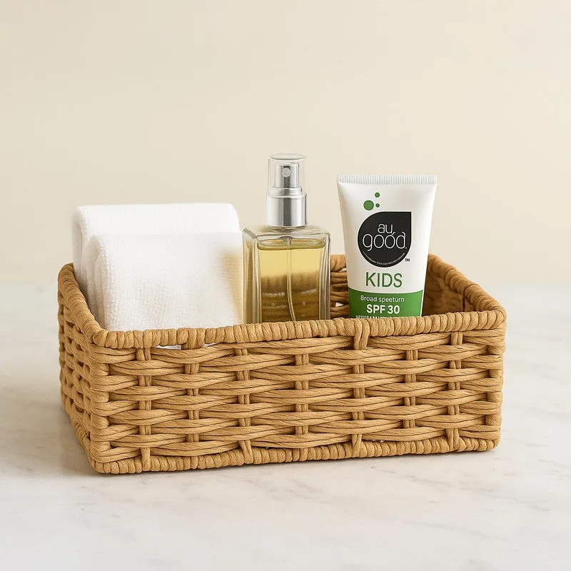 Sierra Raffia Storage Basket media 3