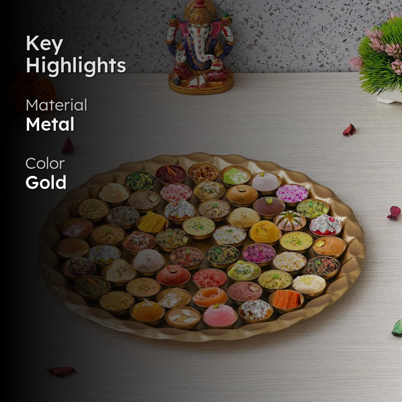 Sacred Bhog Pooja Thali media 2