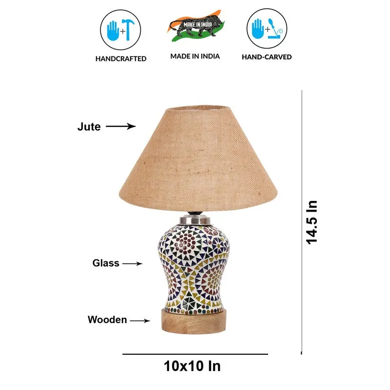 Lunvia Wooden Table Lamp - Multicolor media 9