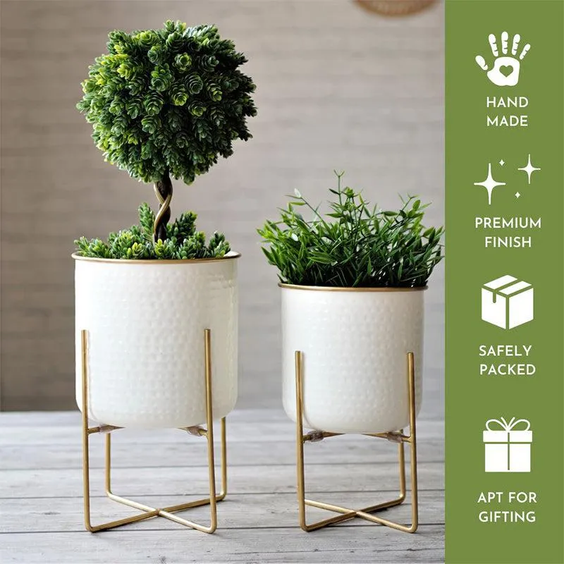 Maxine Hammered Planter - Set Of Two media 5