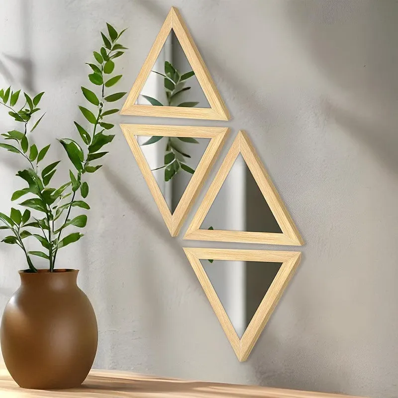 Trio Reflect Wall Mirror (Beige) - Set Of Four media 5