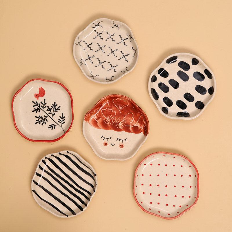 Meva Ceramic Platter - Set of Six media 3