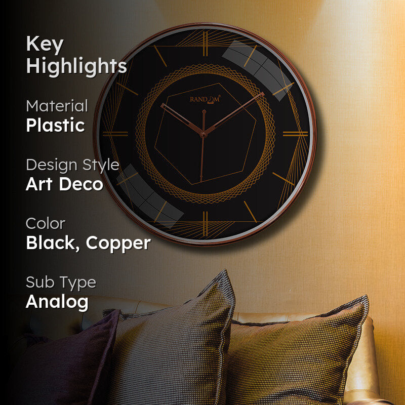 Clock & Canvas Analog Wall Clock media 2
