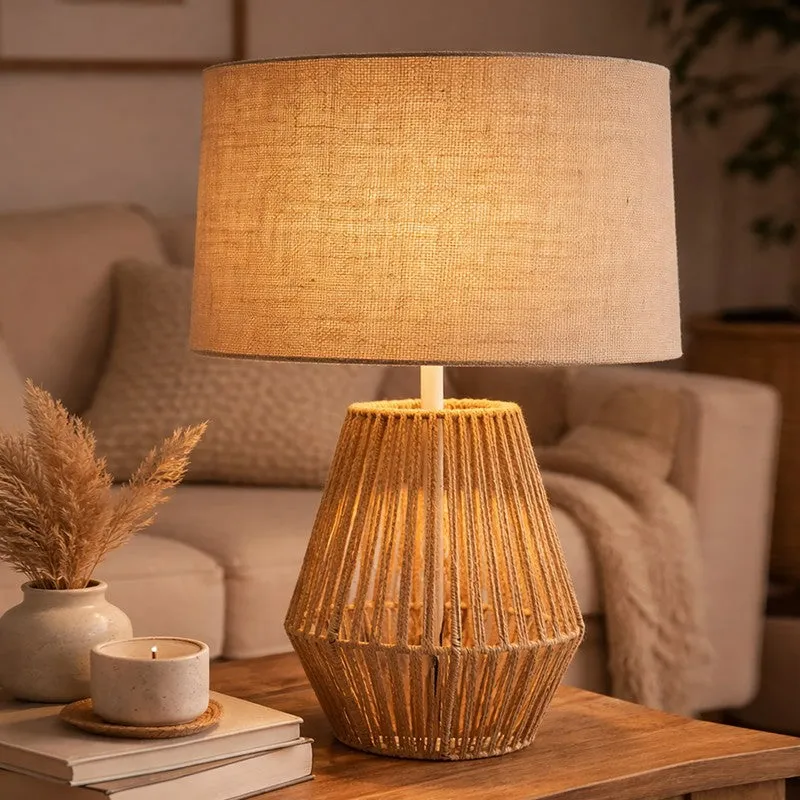 MinimalNest Metal Table Lamp - Brown media 3