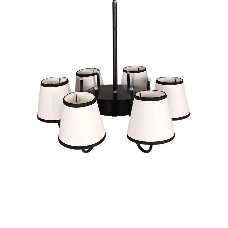 Viya Conical Ceiling Lamp - Black & White media 3