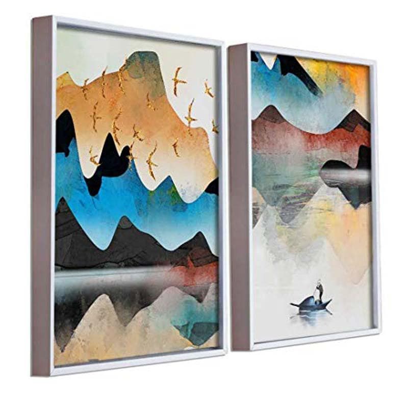 Mountainscapes Wall Art - Set Of Two media 3