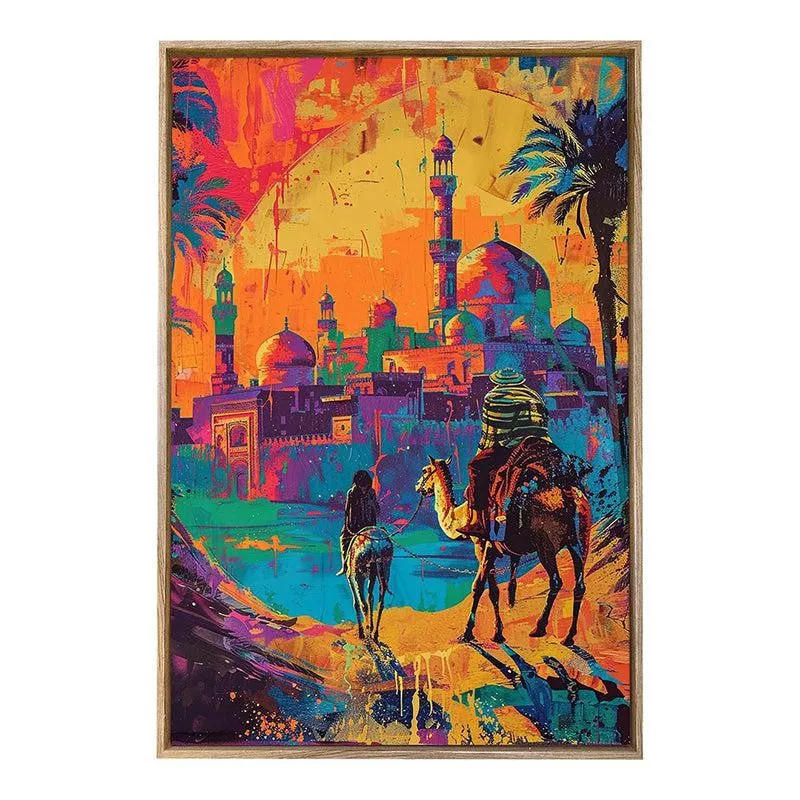 Mirage of Majesty Canvas Traditional Wall Art With Frame media 3