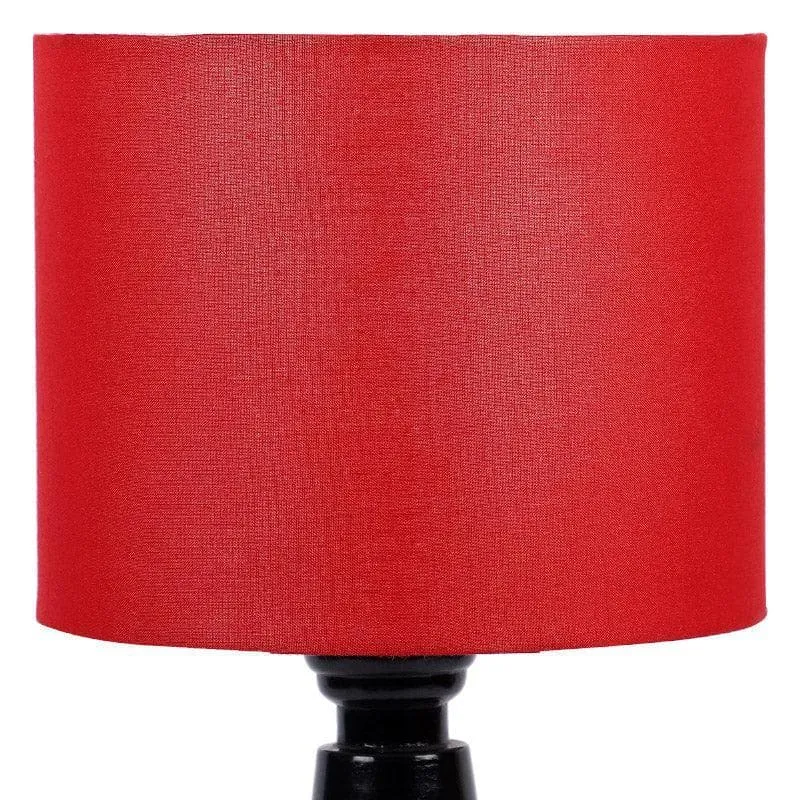 Rosa Baxter Fabric Table Lamp - Red,Black media 5