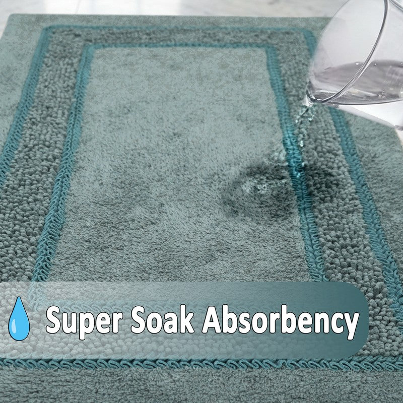 SpaStep Cotton Bath Mat - Green media 7