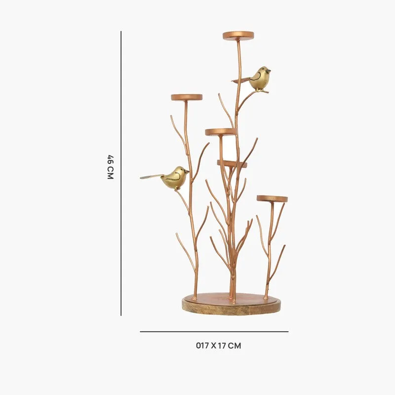 Twilight Branch Metal Showpiece - Copper media 6