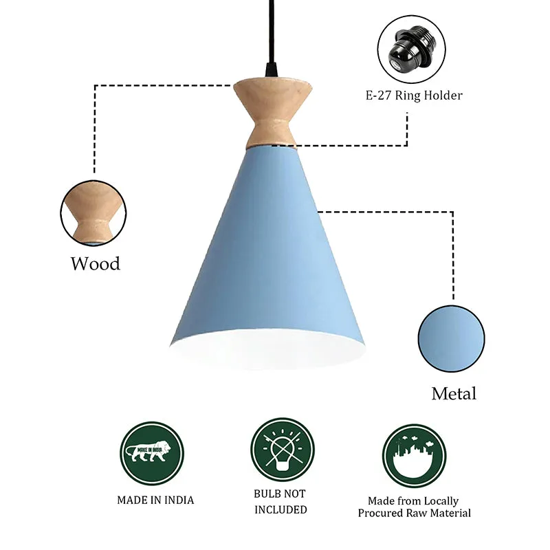 Laira Metal Ceiling Lamp - Blue media 4