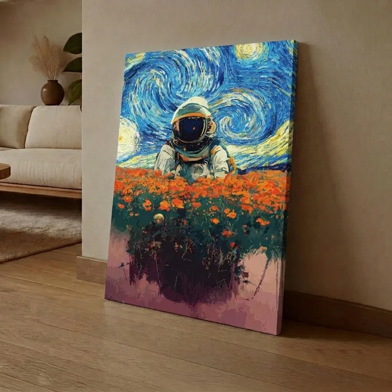 Abstract Astra Garden Wall Painting media 1