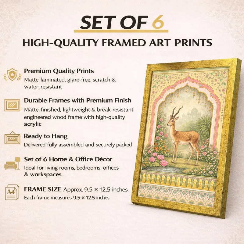 The Archway Chronicles Paper Wall Paintings - Set Of Six media 9