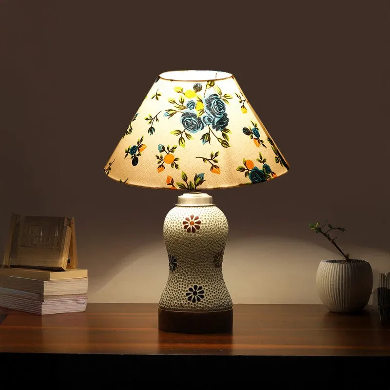 Espera Fleur Wooden Table Lamp - Multicolor media 1