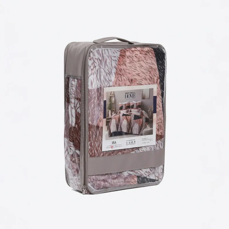 Monte Carlo UrbanCanvas Bedsheet (Maroon) - 280 GSM media 6
