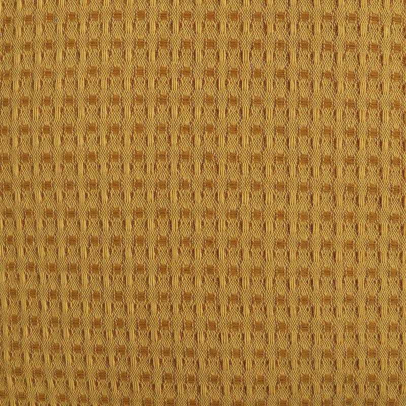 Desert Caravan Solid Cotton Cushion Cover (Yellow) - Set Of Two media 4