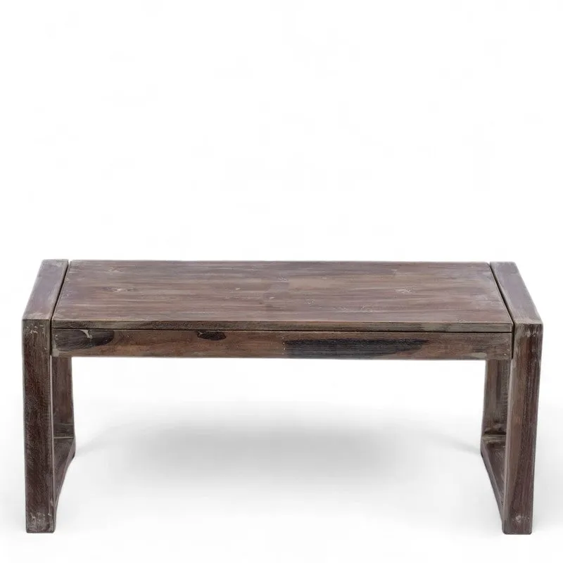 Zexon Sheesham Wooden Center Table - Grey media 4
