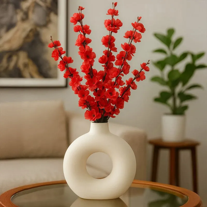 Faux Cherry Blossom Plastic Floral Stick - Georgia media 1