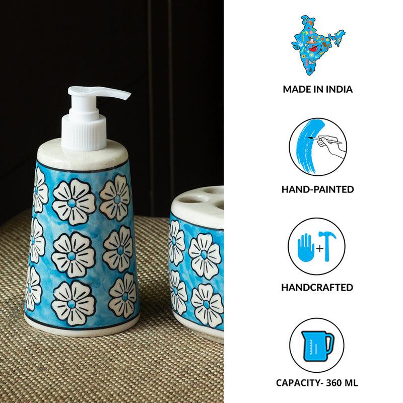 Oceo Flora Handpainted Bathroom Set - Two Piece Set media 6
