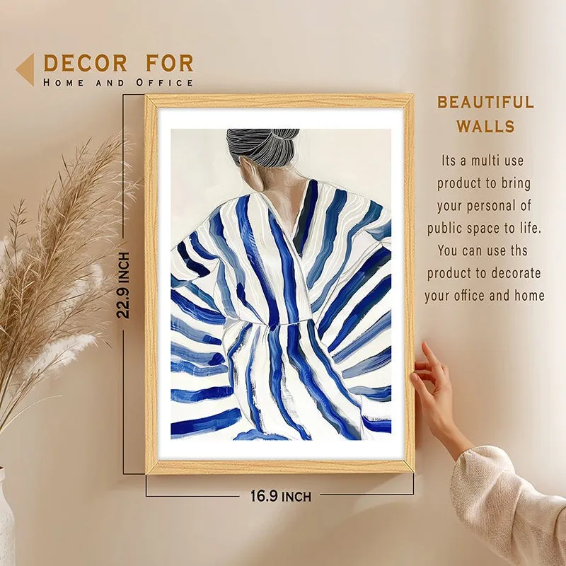 Striped Kimono Wall Art media 5