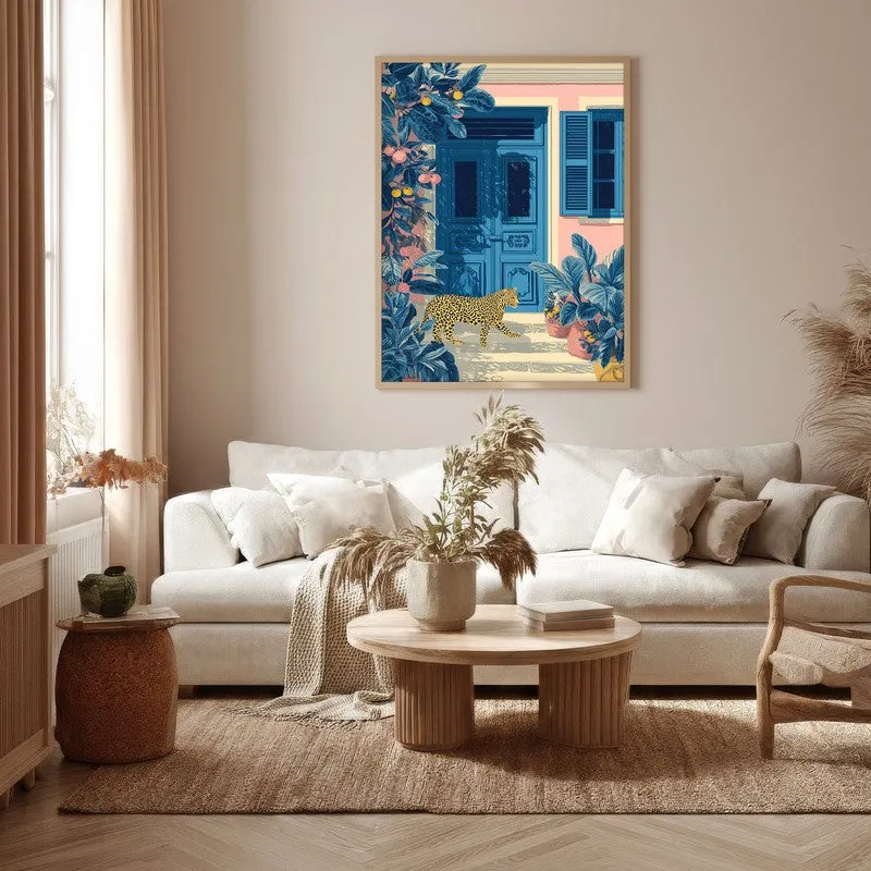 Nature Muse Canvas Wall Painting - Brown Frame media 5
