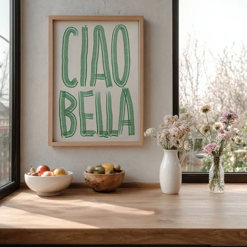 Ciao Bella Archival Canvas Wall Art - Brown media 6