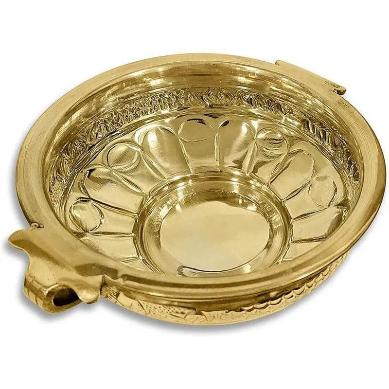 Embossed Decorative Brass Urli media 3
