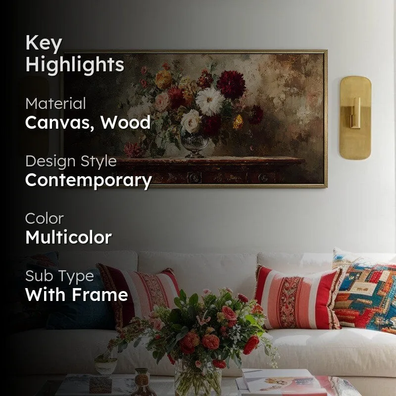 Florentia Canvas Wall Painting With Frame media 2