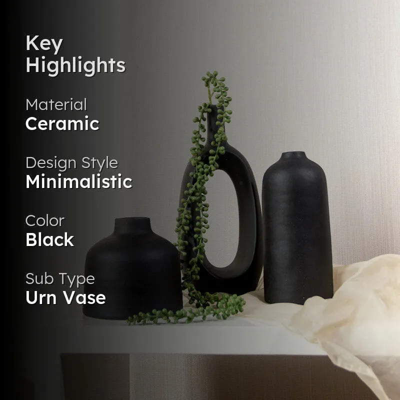 Heltina Ceramic Vase - Three Piece Set media 2