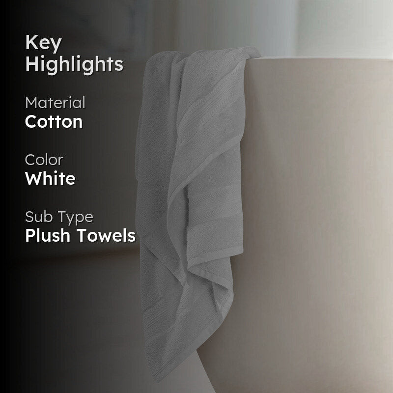 Reign Bath Towel - White media 2