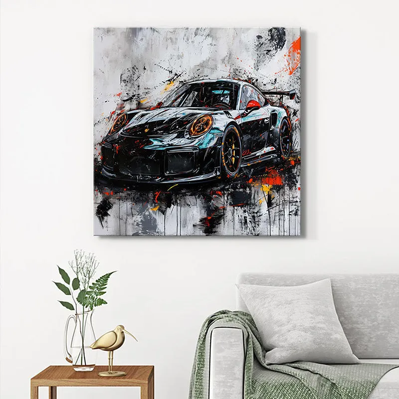 Sports Car Wall Painting media 1