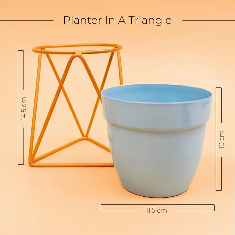 Kyari Comet Metal Planter With Stand media 5