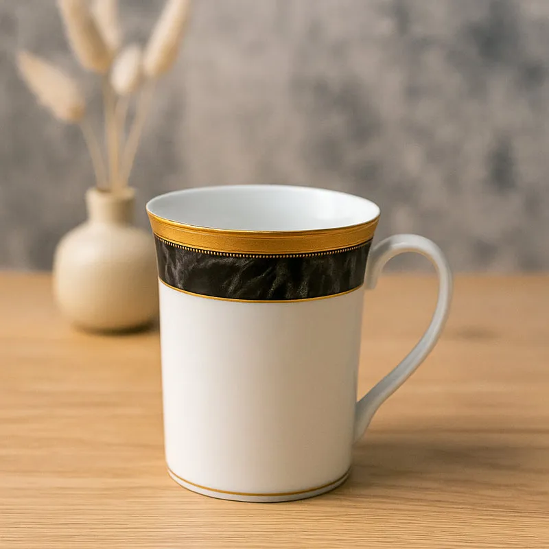 Noritake Majestic Porcelain Coffee Mug (Black) - 280 mL media 1