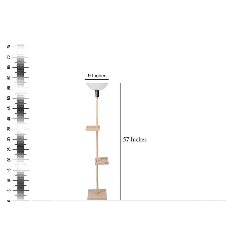Corvina Polo Floor Lamp With Shelf media 8